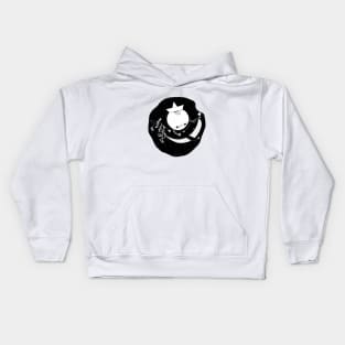 Whale and The Moon Kids Hoodie